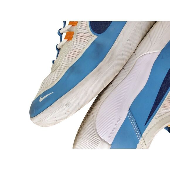 Nike SB Shoes Nyjah Free 2 Huston Dutch Navy Sunset Orange Mens 8.5 BV2078-402 - Picture 4 of 14